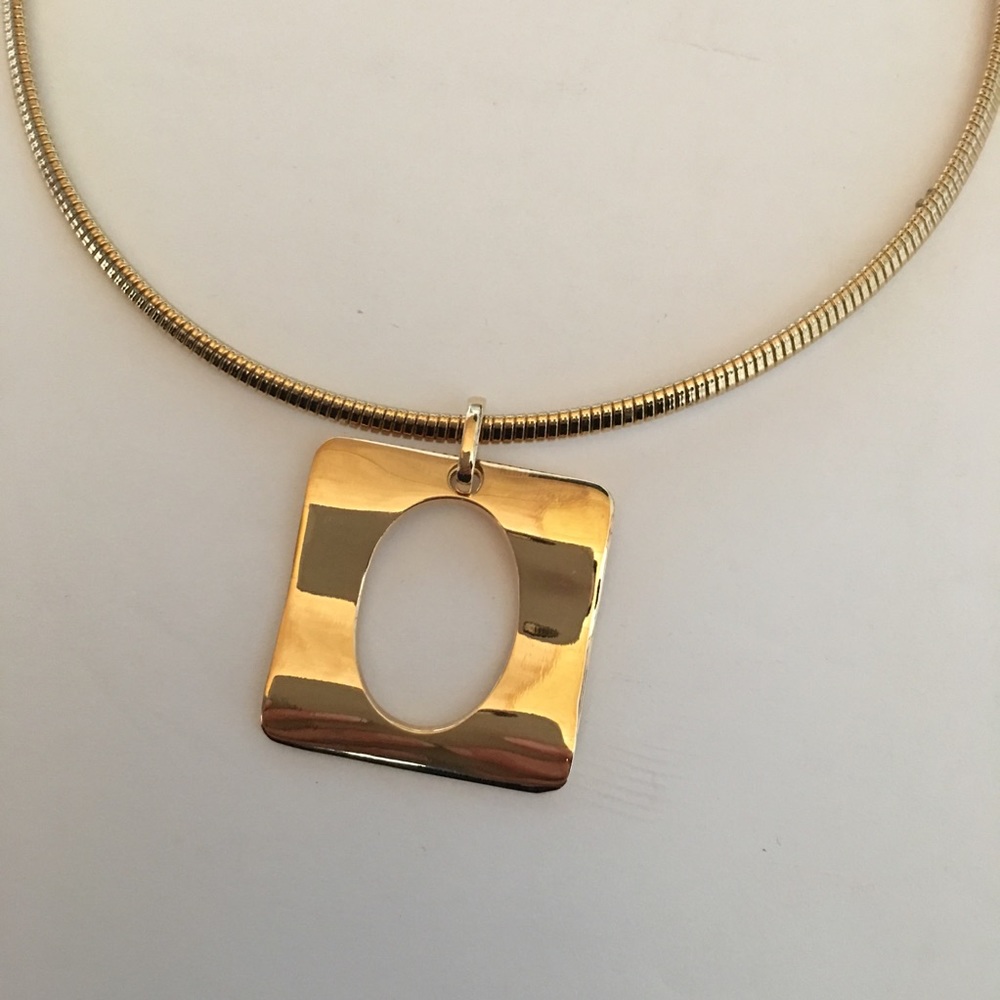 Gold Tone Color Necklaces Herringbone Style